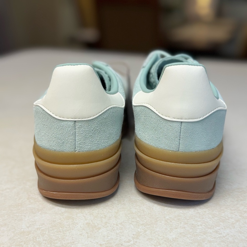 NWT! Adidas | Gazelle Bold - Ash Green, Size 9 - Picture 8 of 14